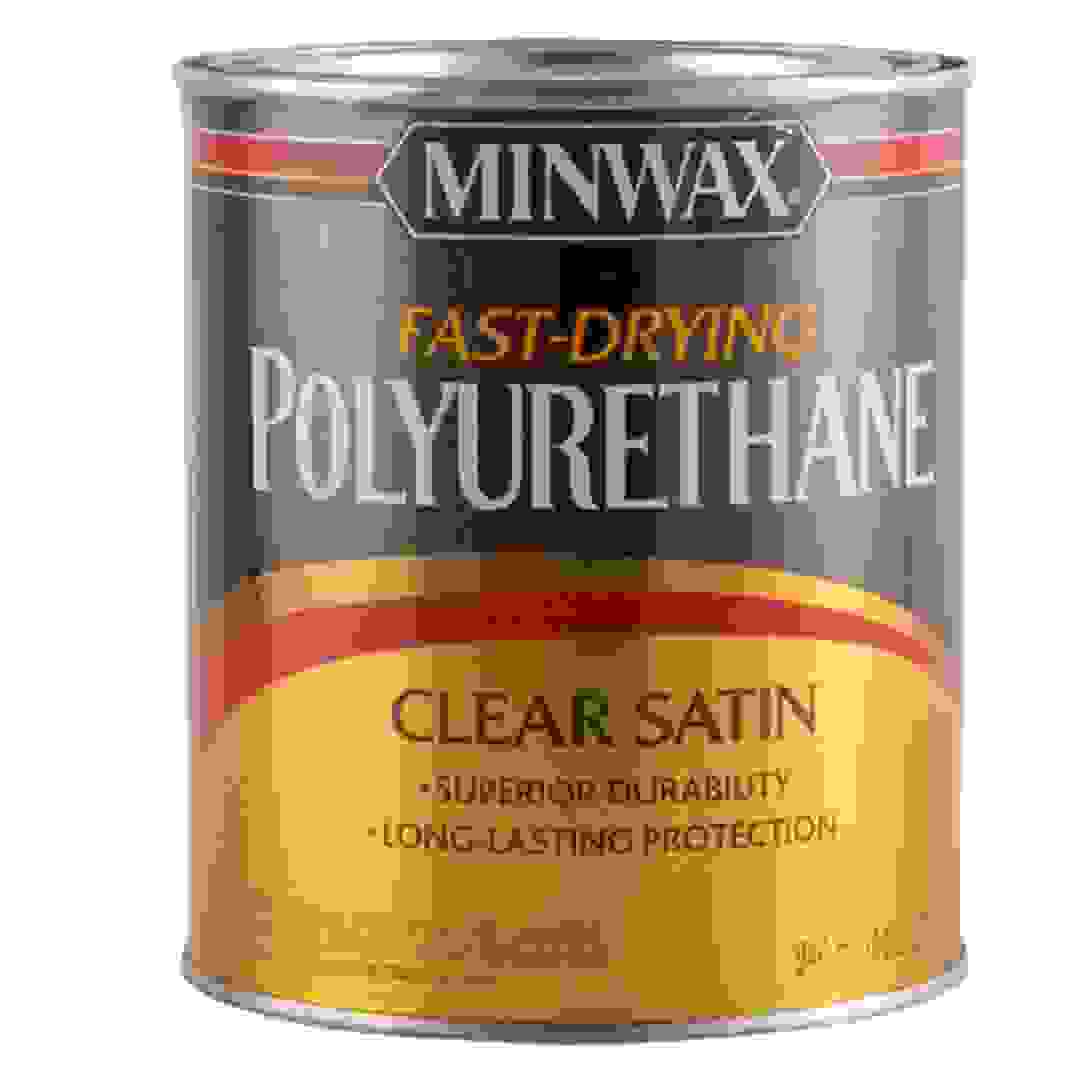 Minwax 63010 Fast-Drying Polyurethane (946 ml, Clear Satin)
