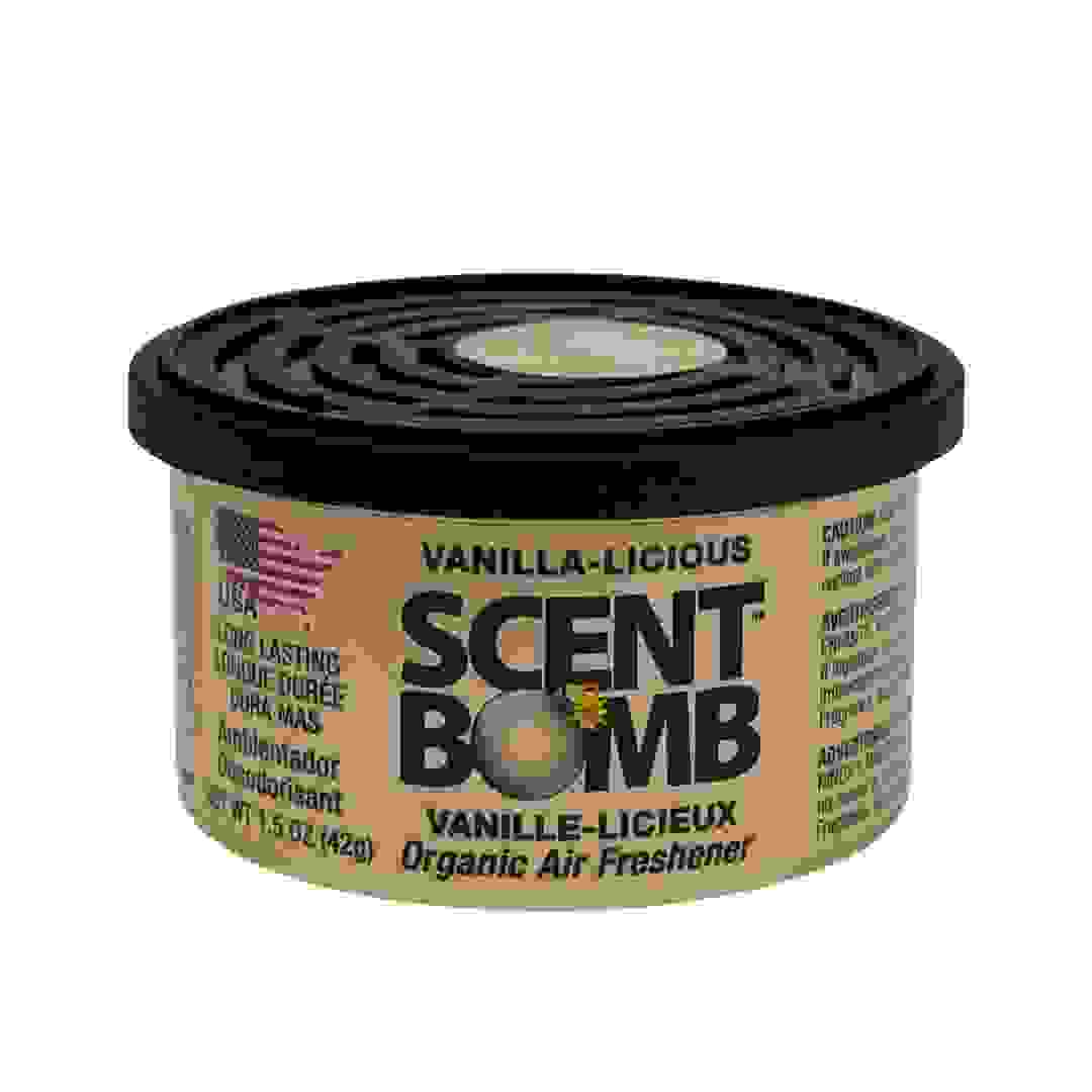Scent Bomb Car Organic Air Freshener, Vanilla-Licious (42 g)