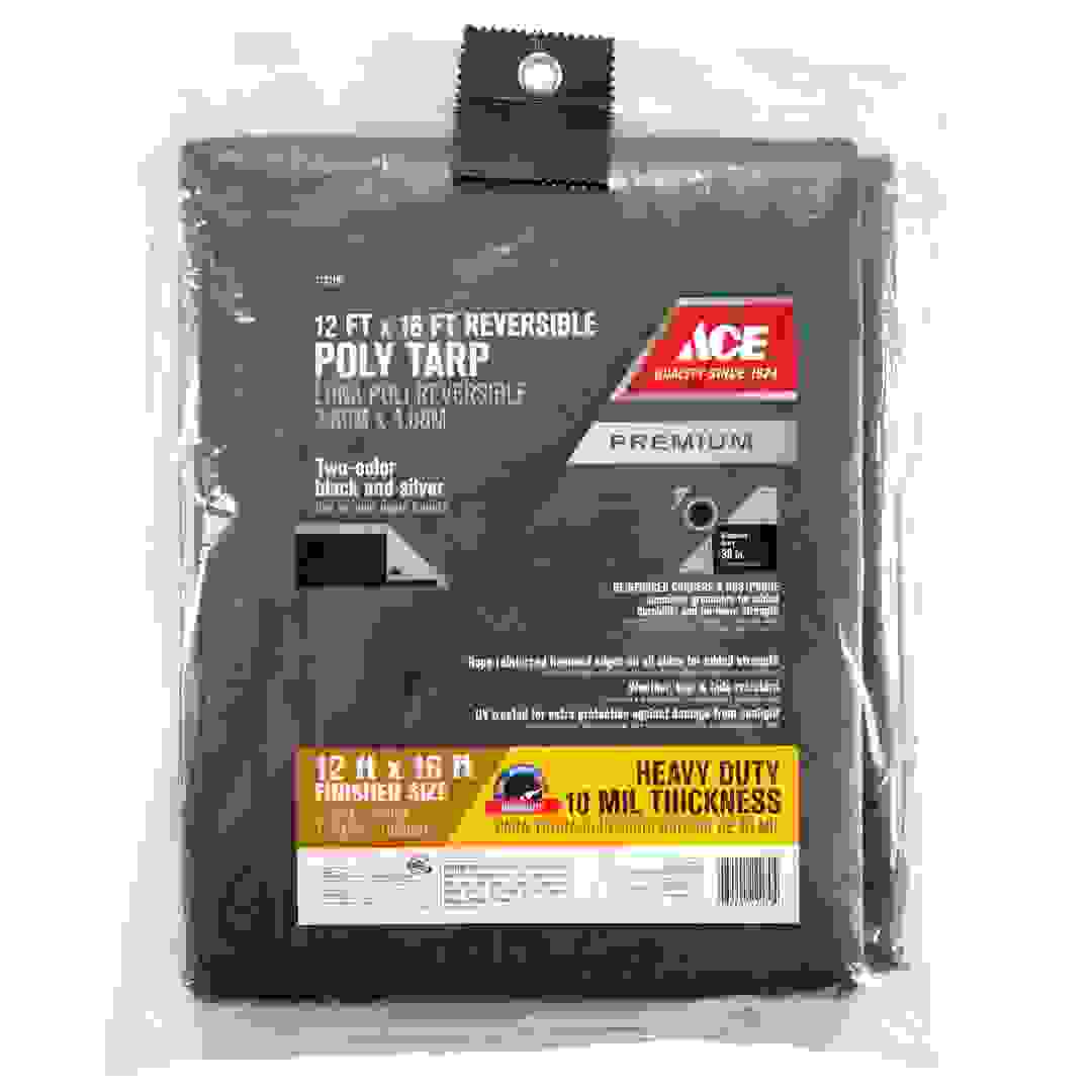 ACE Tarp Polyethylene Heavy Duty (3.7 x 4.9 m, Gray)