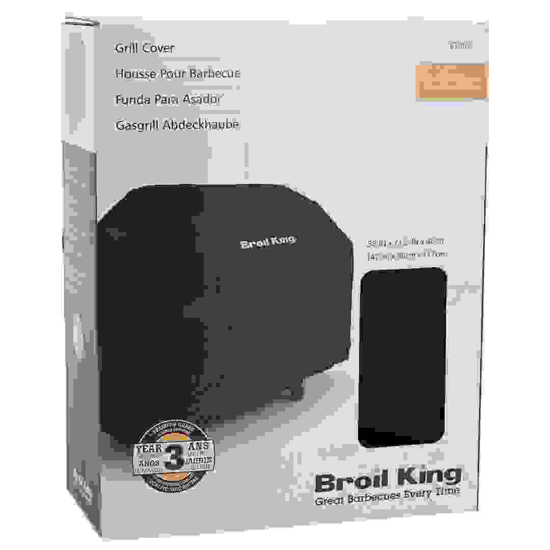غطاء برويل كينج 58 إنش بوليستر وكلوريد متعدد الفينيل (58 × 21.5 × 46 إنش، أسود)