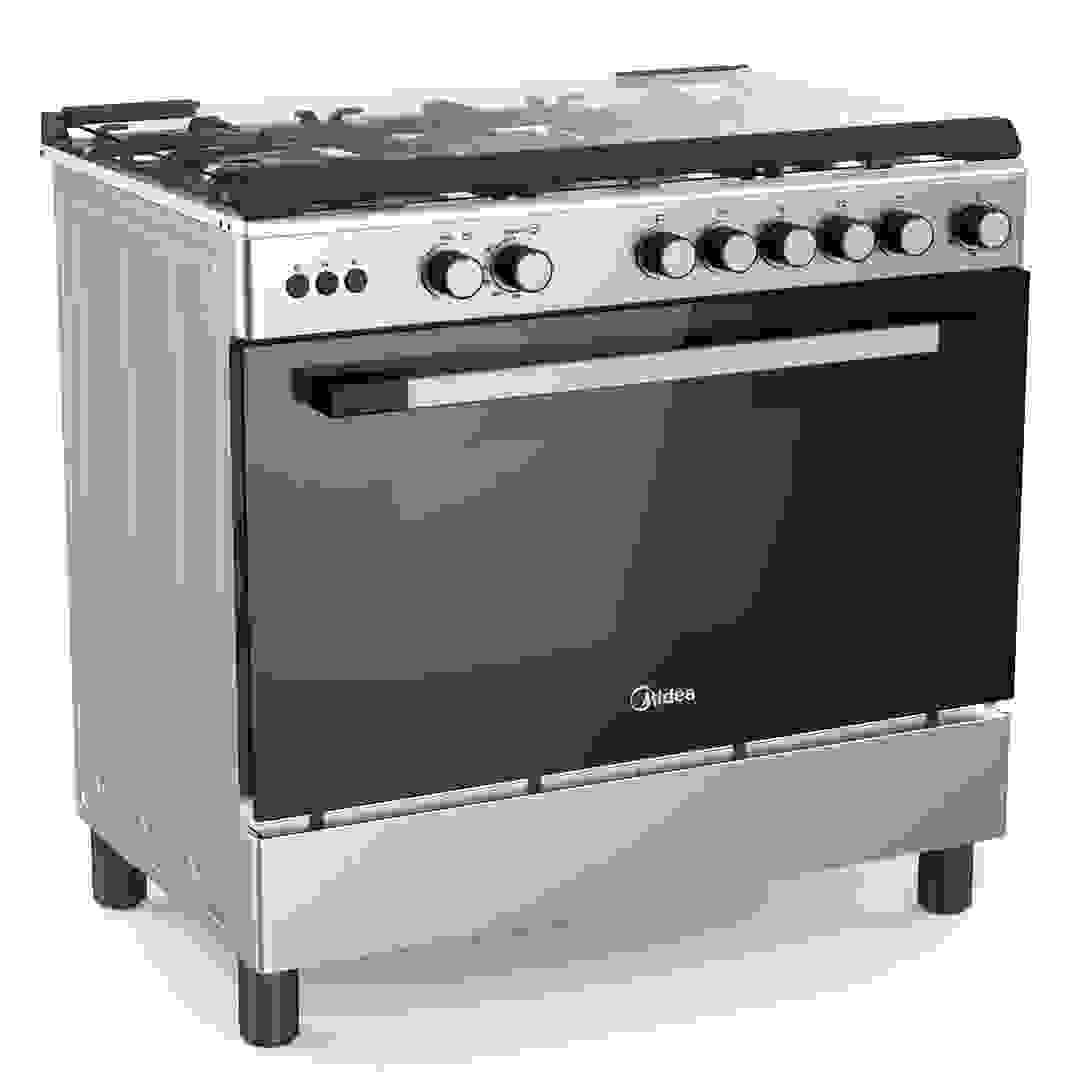 Midea Freestanding 5-Burner Gas Cooker, LME95030FFD-C (90 x 60 x 85 cm)
