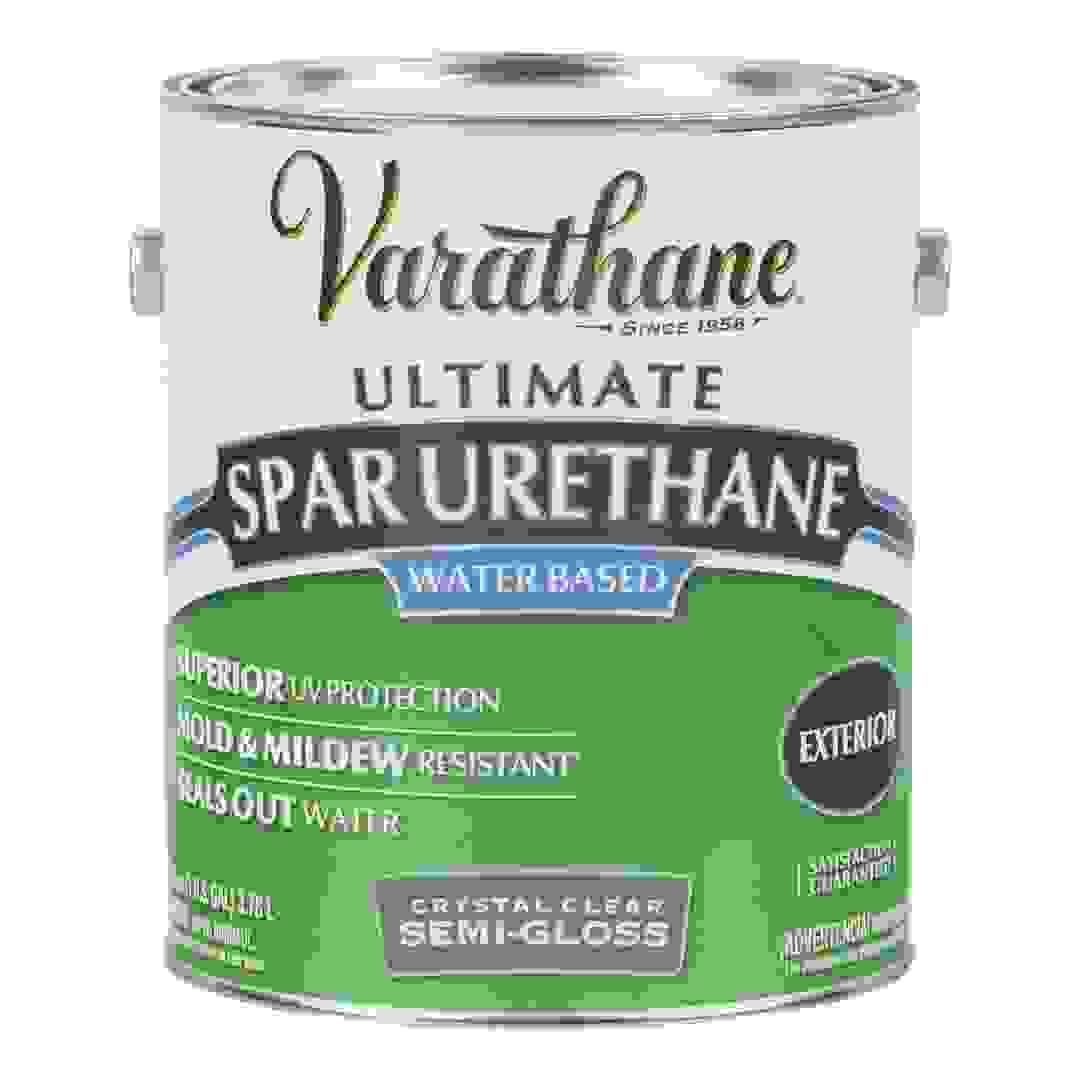 Varathane Ultimate Water Based Spar Urethane For Wood (3.7 L, Semi-Gloss)