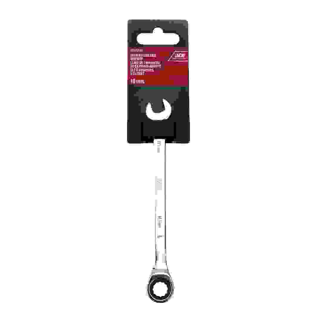 Ace Steel Open Ratcheting Wrench (10 mm)