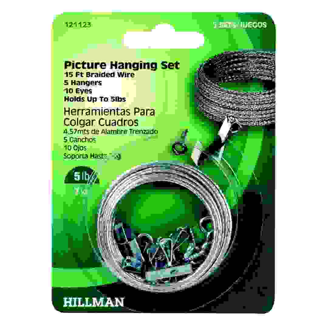Hillman AnchorWire Steel Picture Hanging Set Pack (2.2 kg, 5 Pc.)