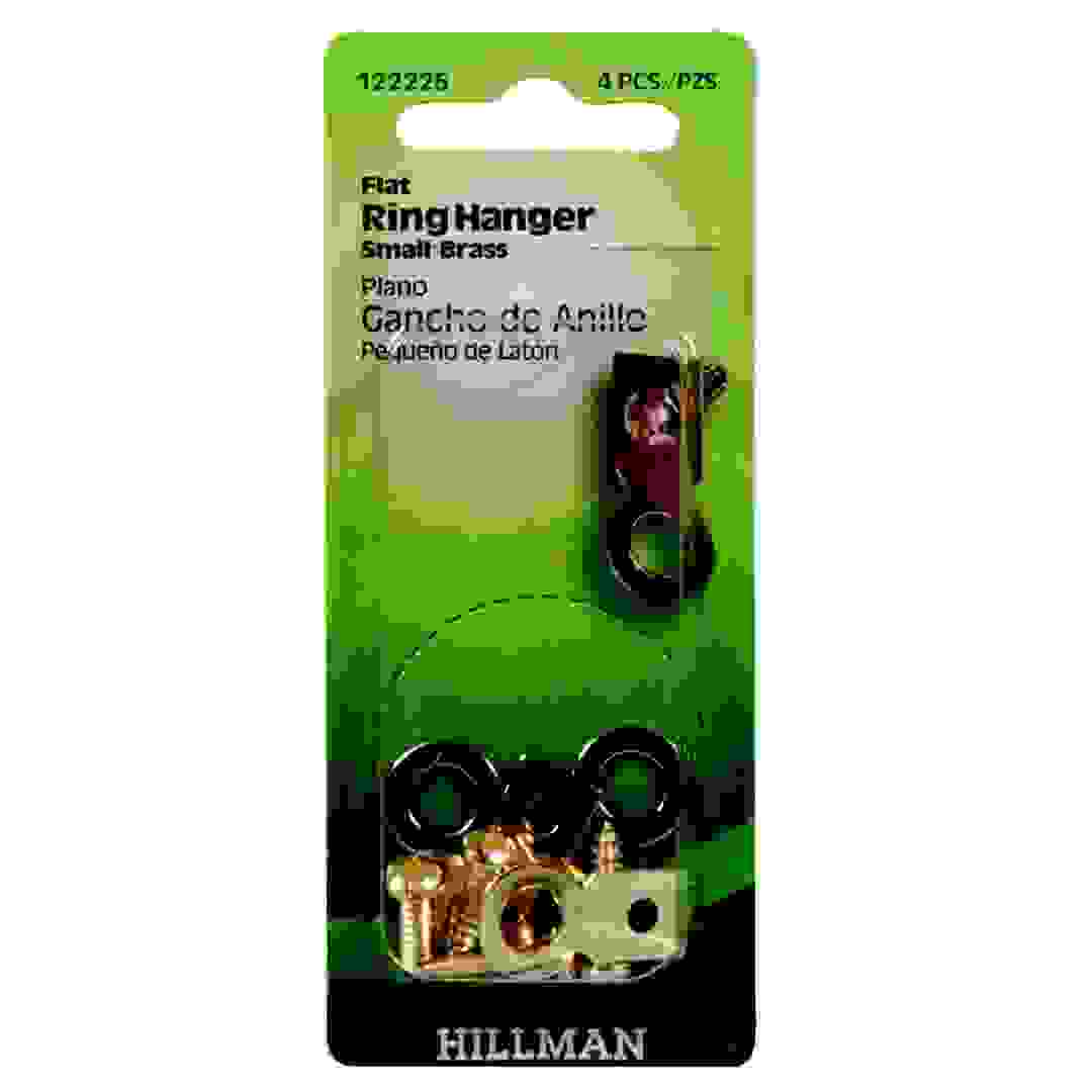 Hillman AnchorWire Large Flat Steel Ring Hanger Pack (4 Pc.)