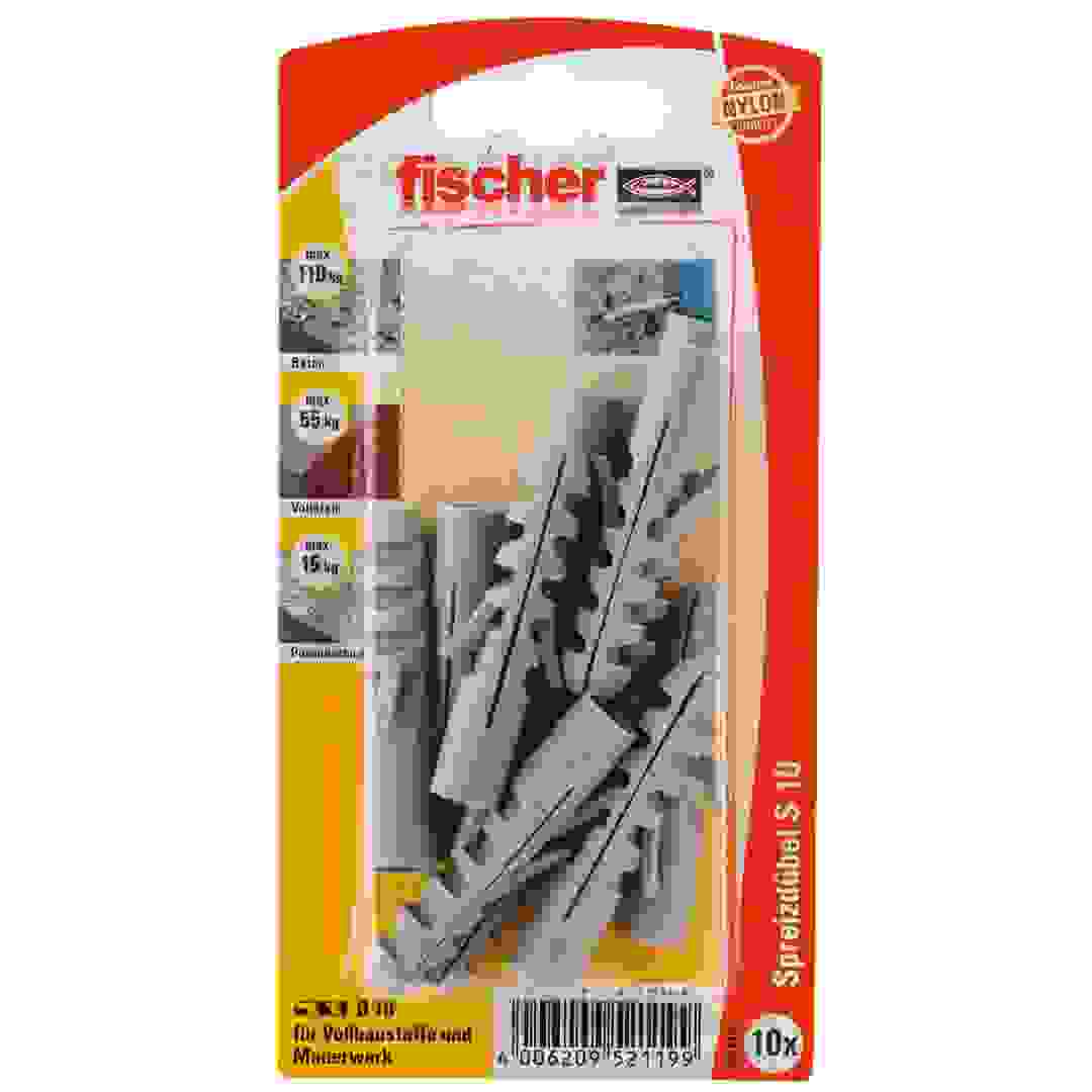 Fischer Expansion Plug, S10 Pack (10 Pc.)