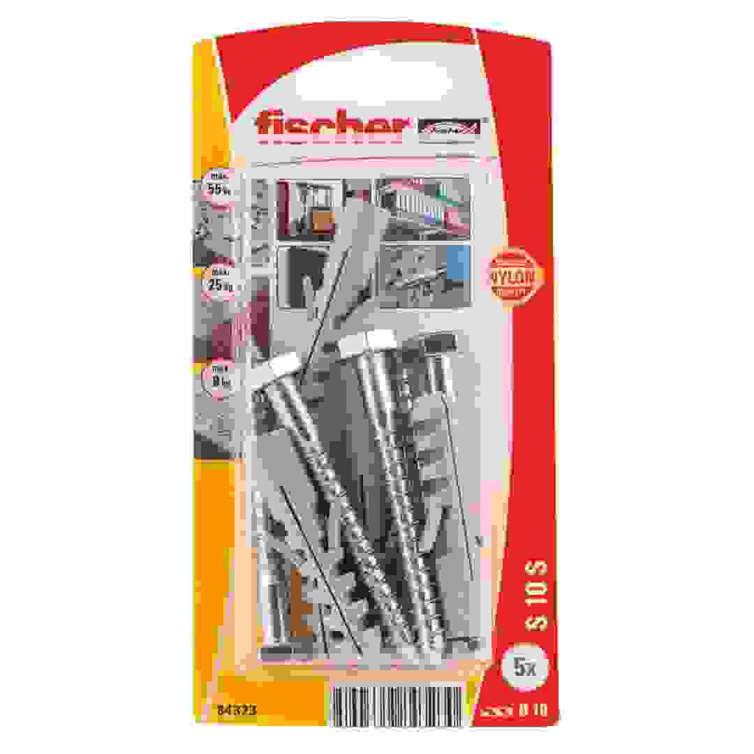 Fischer Expansion Plug W/ Screw, S10 S Pack (5 Pc.)