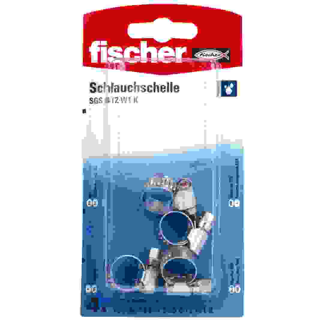 Fischer Hose Clamp, SGS 8-12 W1 K Pack (4 Pc.)