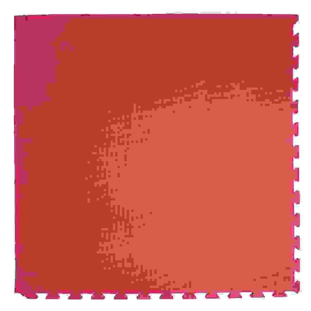 سجادة اسفنجية متشابكة للأنشطة (104.14 × 104.14 سم، أحمر)