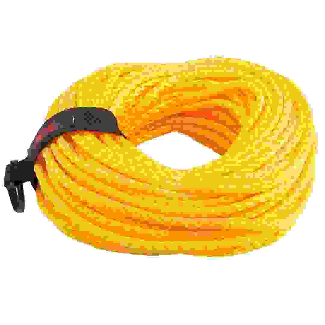 Ace Braided Polypropylene Rope (30.5 m, Yellow, Sold Per Piece)
