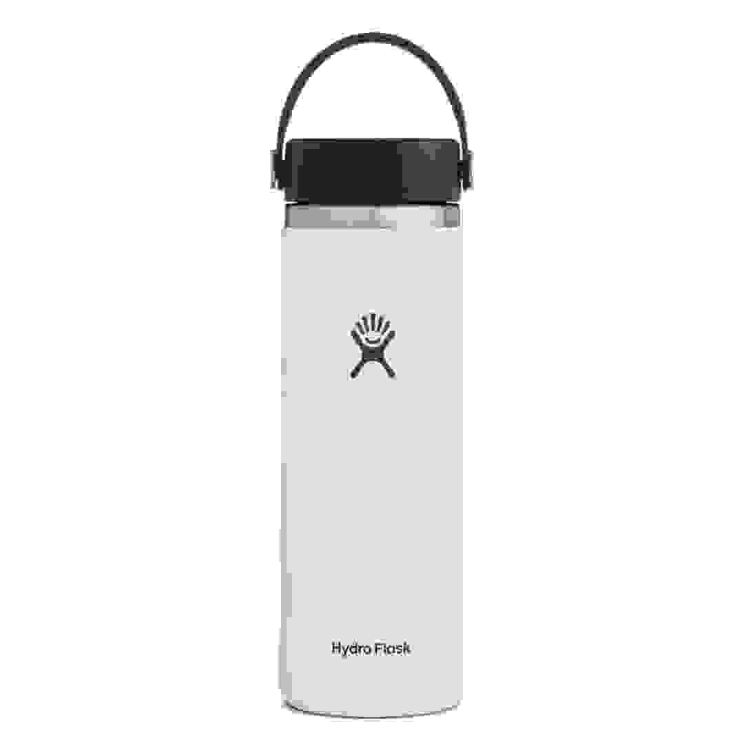 Hydro Flask Wide Mouth Vacuum Bottle (590 ml, White)