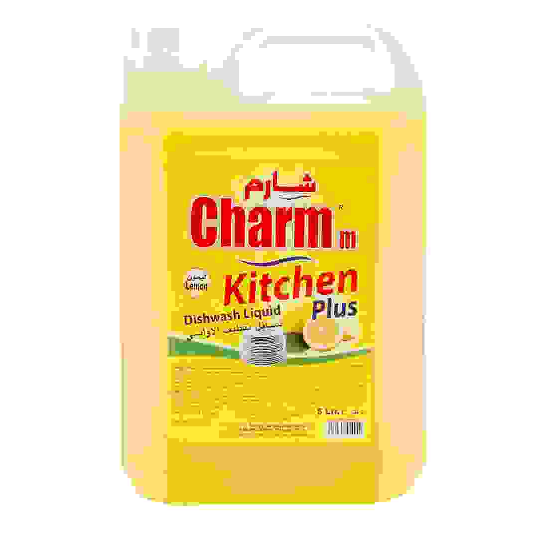 Charmm Kitchen Dishwashing Liquid Plus, Lemon (5 L)
