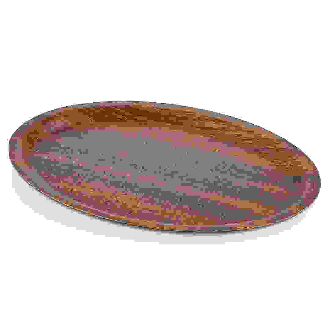 Evelin Oval Serving Tray (20.5 x 20.5 x 28.5 cm)