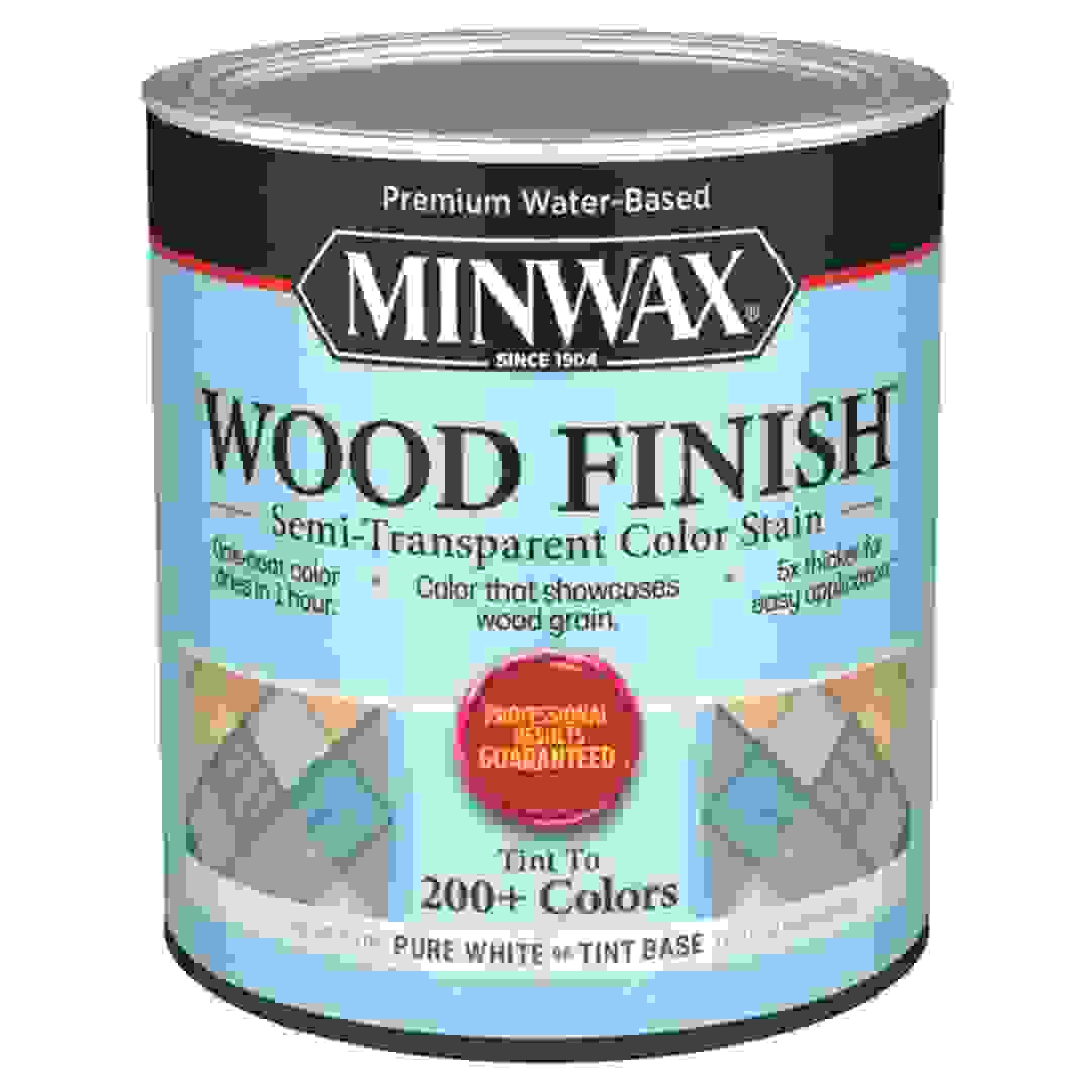 صبغة خشب شبه شفافة وود فينيش مينواكس (946 مللي، أبيض ناصع)