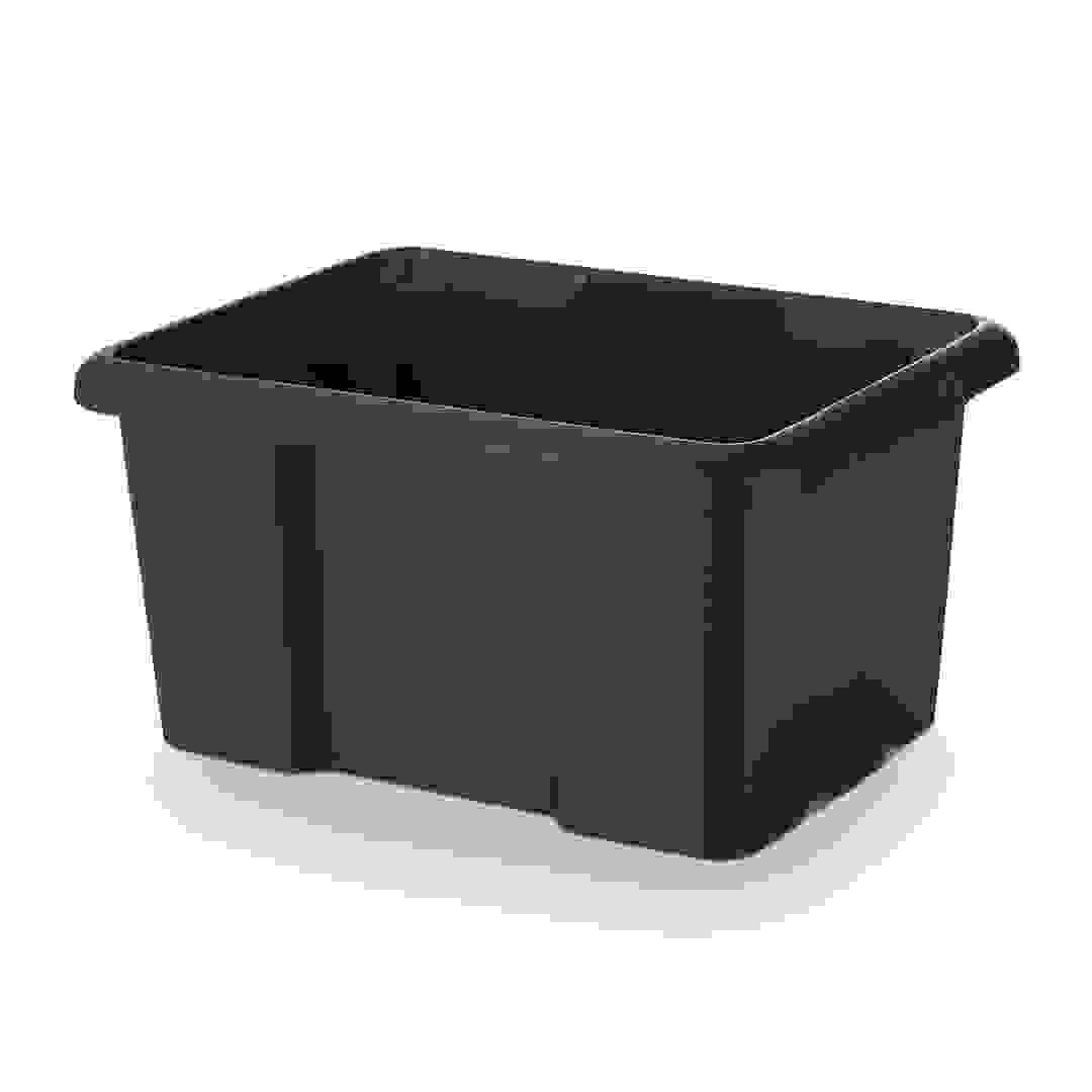 صندوق تخزين قابل للرص بلاستيكي فيتي فورم (29 × 38 × 19.5 سم، 14 لتر)