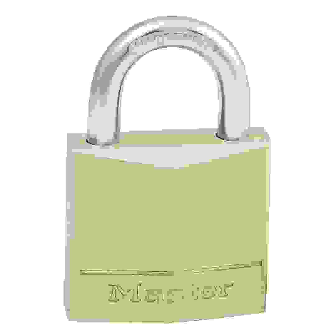 قفل ماستر لوك من النحاس مع مفاتيح (4.9 × 3 × 1.2 سم)