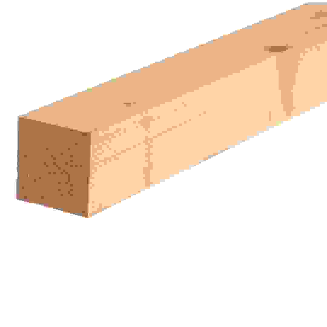 لوح خشب أبيض مملس مربع الحافة (44 × 44 ملم × 1.8 متر)