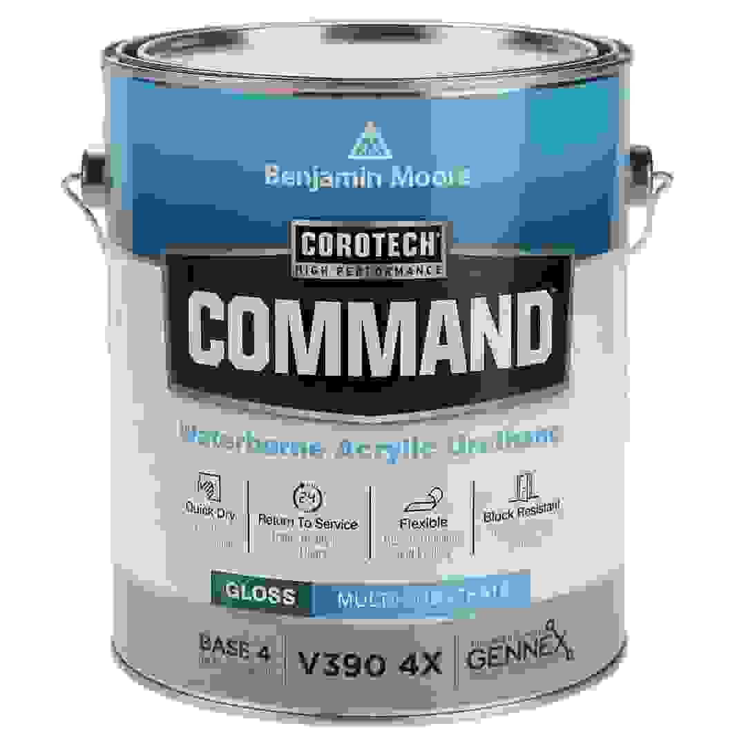 Benjamin Moore Corotech Command Waterborne Interior & Exterior Paint (4.75 L, Base 4, White)