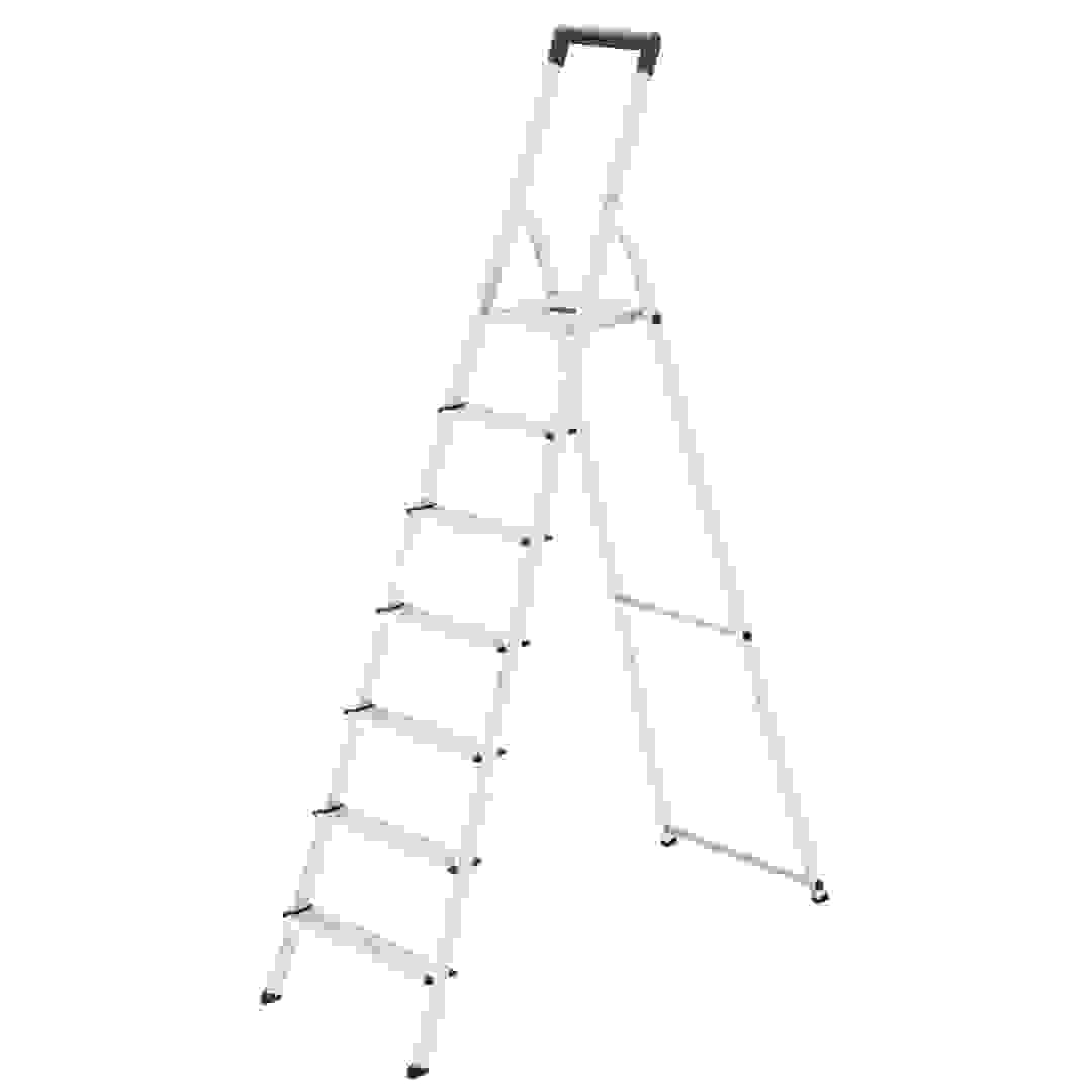 Hailo Selekta Basicline 7-Tier Step Ladder (53 x 12 x 229 cm)