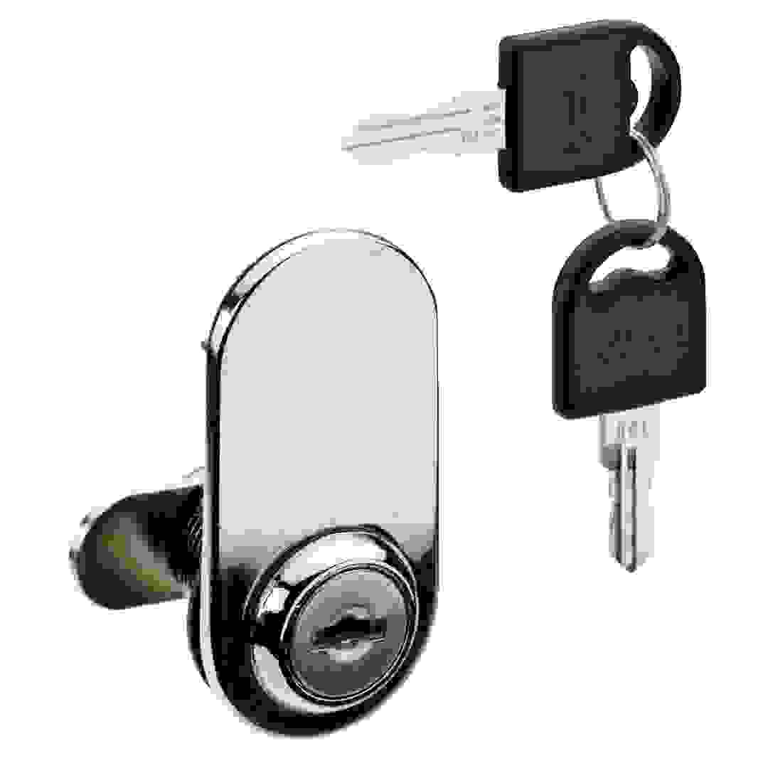 Hettich Steel Glass-Door Lock (4-14 mm)