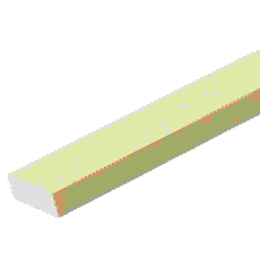 لوح خشب صنوبر مربع أملس شيشاير مولدينجز (15 × 46 × 900 ملم)