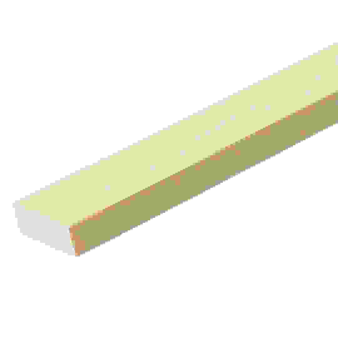 لوح خشب صنوبر مربع أملس شيشاير مولدينجز (25 × 46 × 900 ملم)