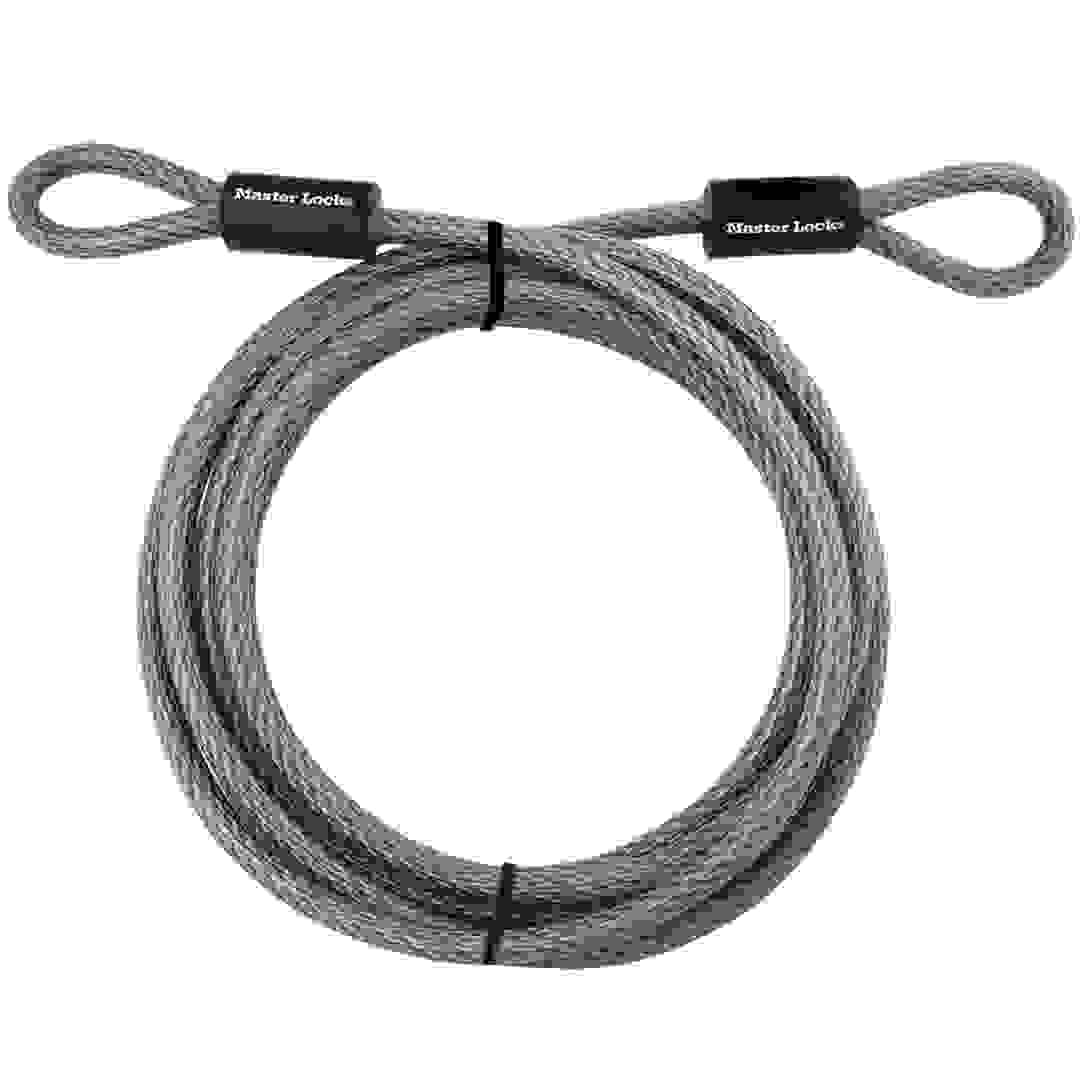 قفل مجدول فولاذي مرن ماستر لوك (4.6 م × 1 سم)