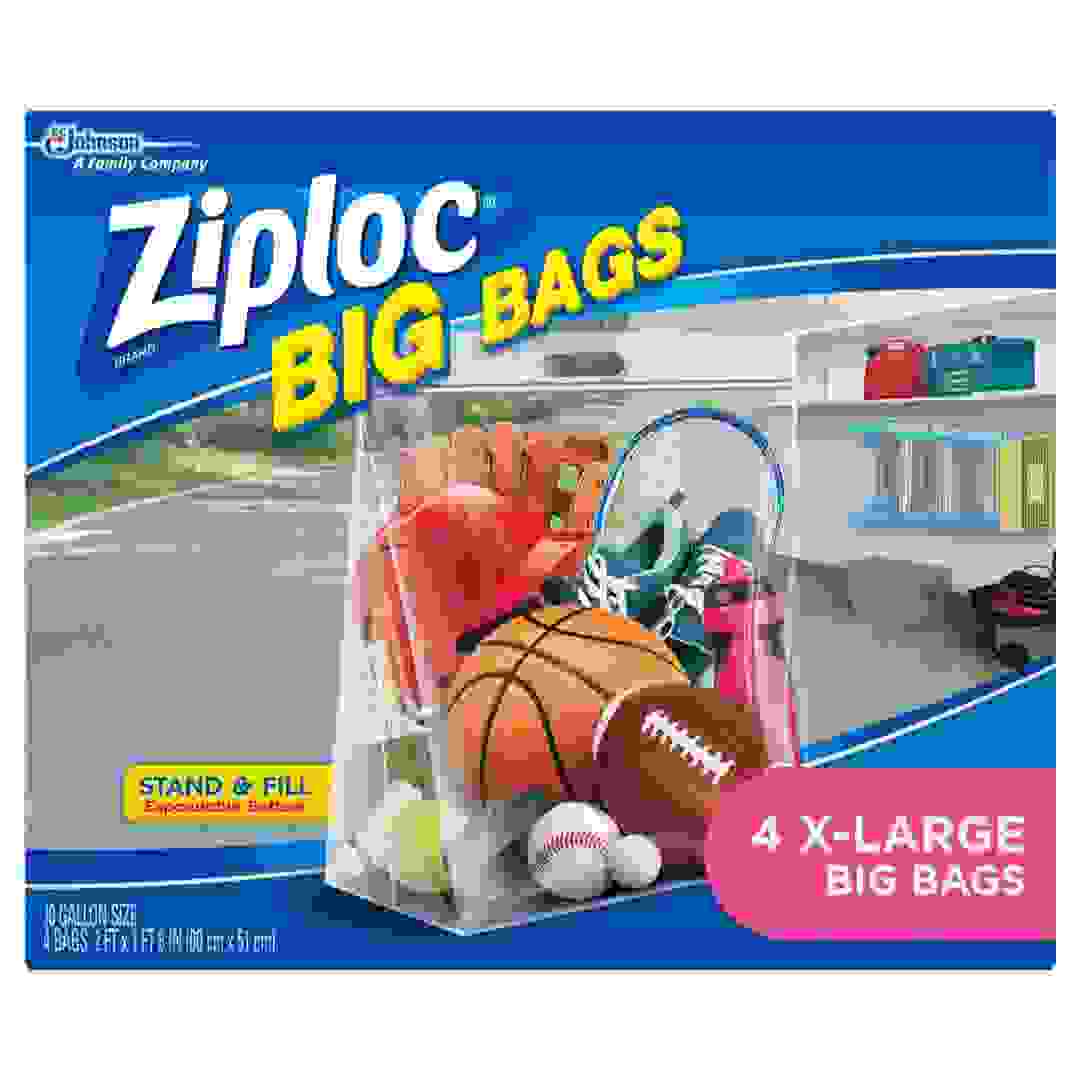 Ziploc Big Bags Plastic XL Storage Bags (10 Gal, 4 Pc.)