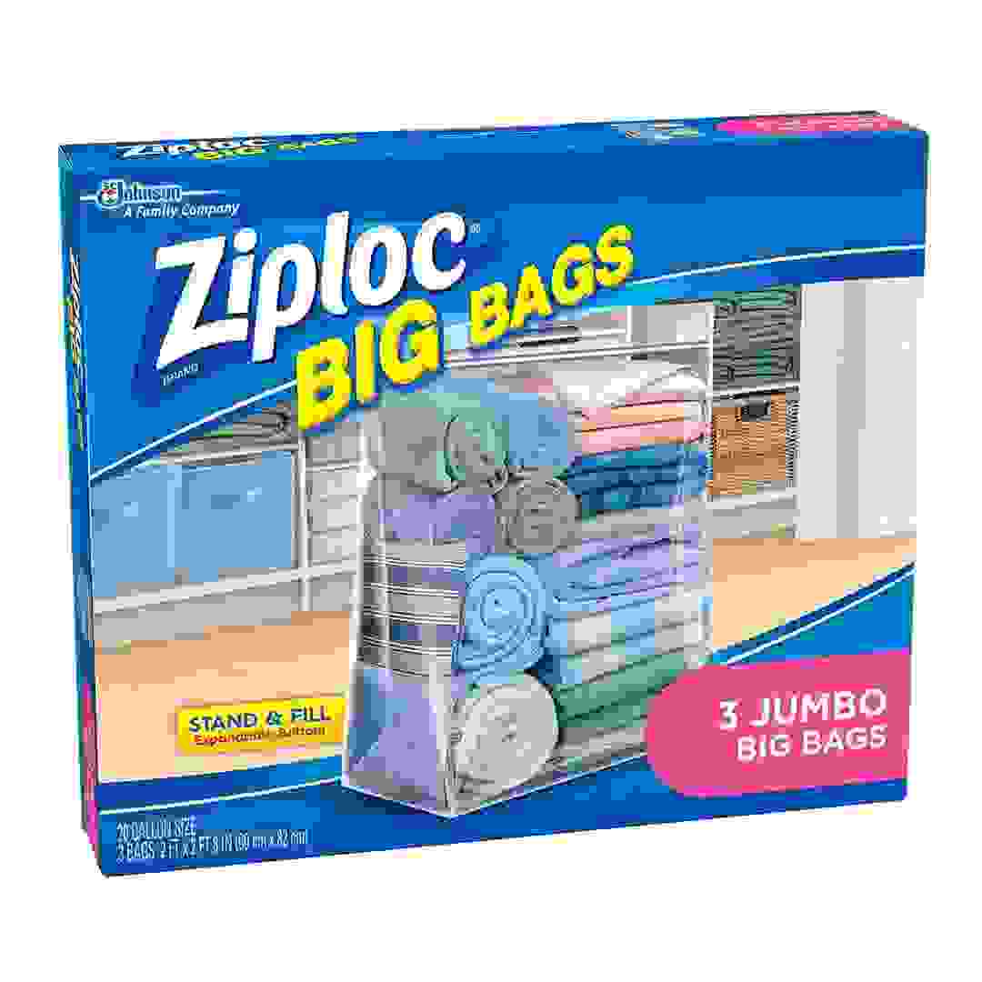 Ziploc Big Bags Plastic Jumbo Storage Bags (90.92 L, 3 Pc.)