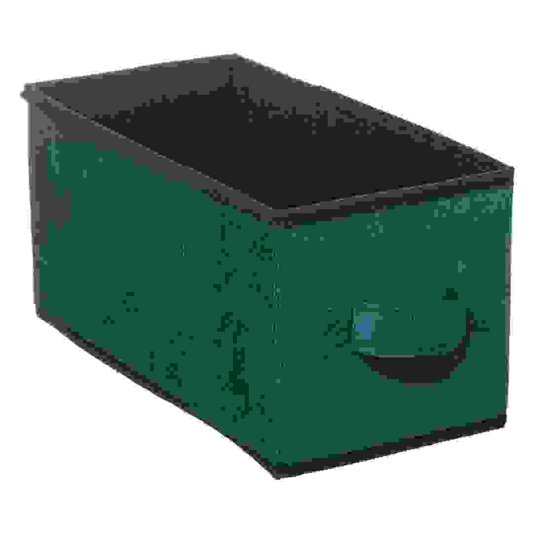 صندوق تخزين مخمل 5 فايف (أزرق، 15 × 31 × 15 سم)