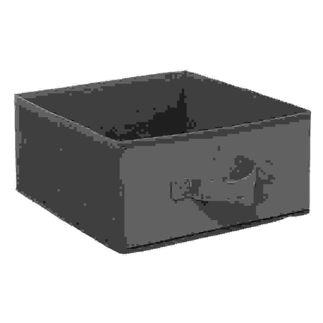 صندوق تخزين مخمل 5 فايف (رمادي، 31 × 31 × 15 سم)
