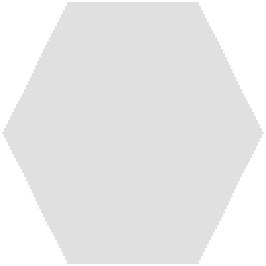 ملصقات جدارية سهلة التقشير واللصق بتصميم سداسي باللون العفني روم ميتس (3 قطع، 32.39 × 32.39 سم)