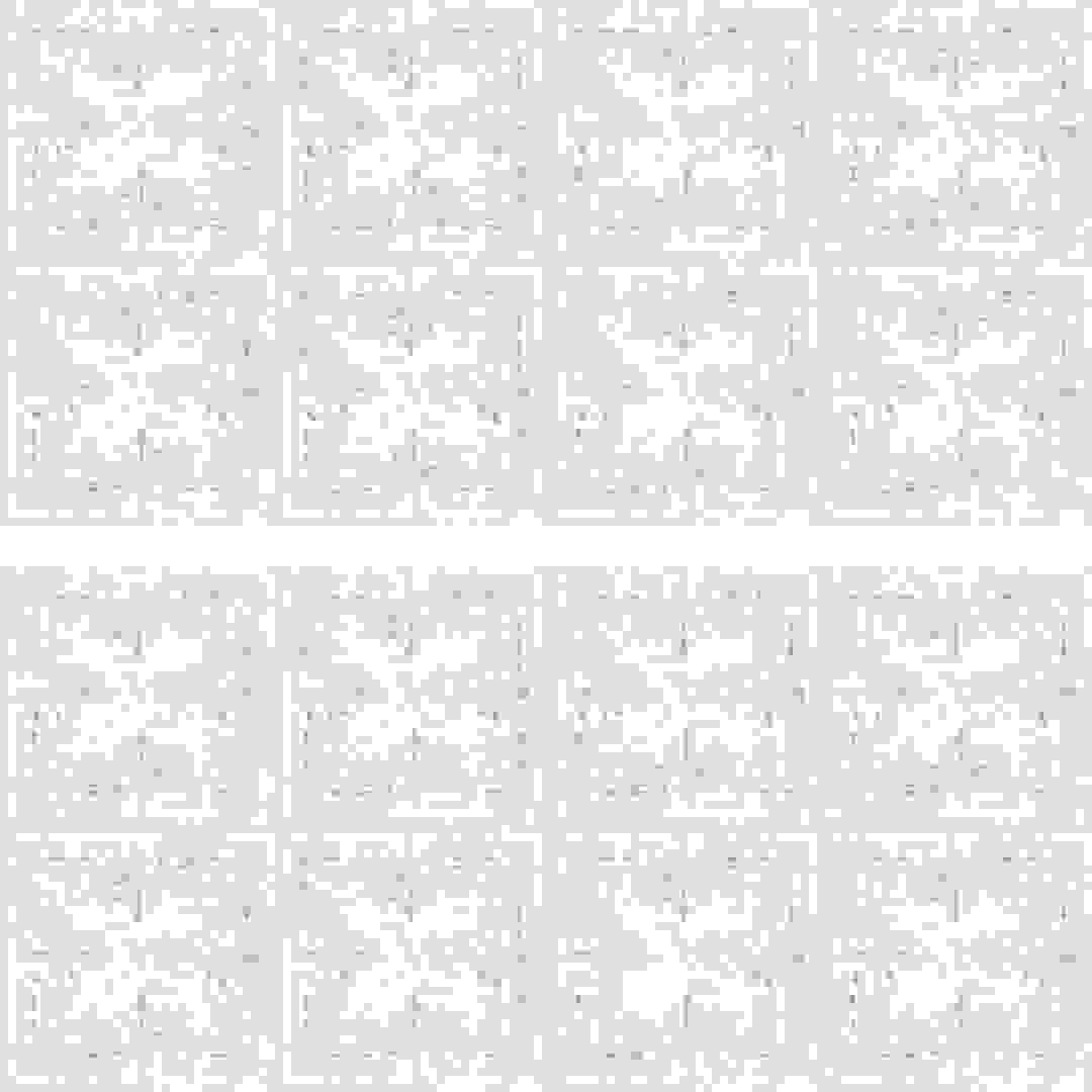 ملصقات جدارية سهلة التقشير واللصق باكسبلاش قصدير أبيض روم ميتس (قطعتين، 43.82 × 92.71 سم)