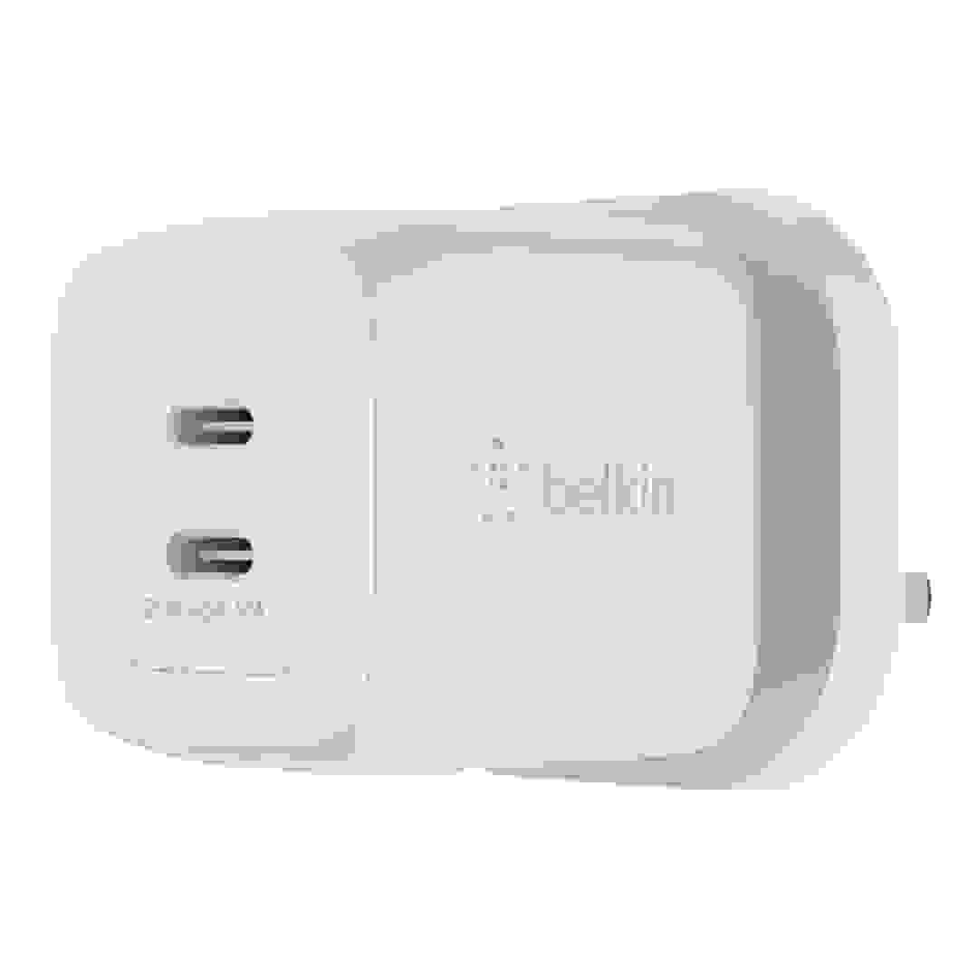 Belkin Dual USB-C GaN Wall Charger W/PPS (45 W)