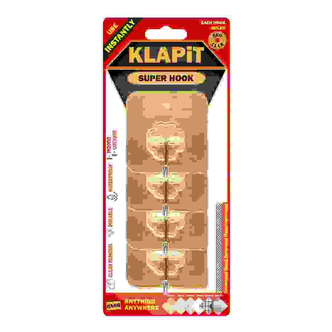 KLAPiT Super Hook Pack (4 Pc., Gold)