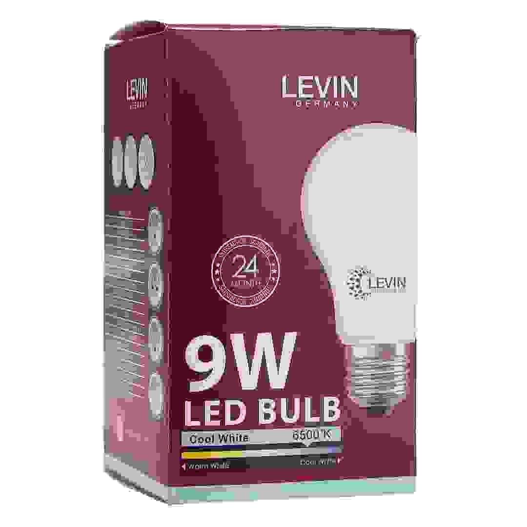 لمبة LED E27 نوع A ليفين (9 واط، ضوء نهاري)