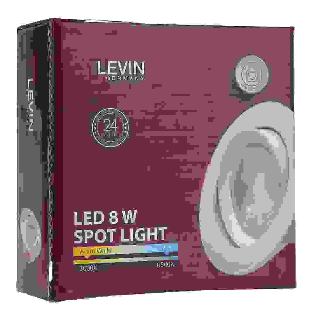 لمبة ضوء كشاف LED SMD قابل للضبط ليفين (8 واط، ضوء نهاري)