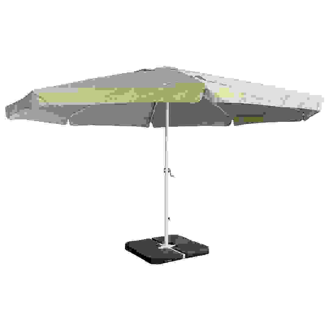 Deluxe Metal & Polyester Umbrella W/Base (500 cm)