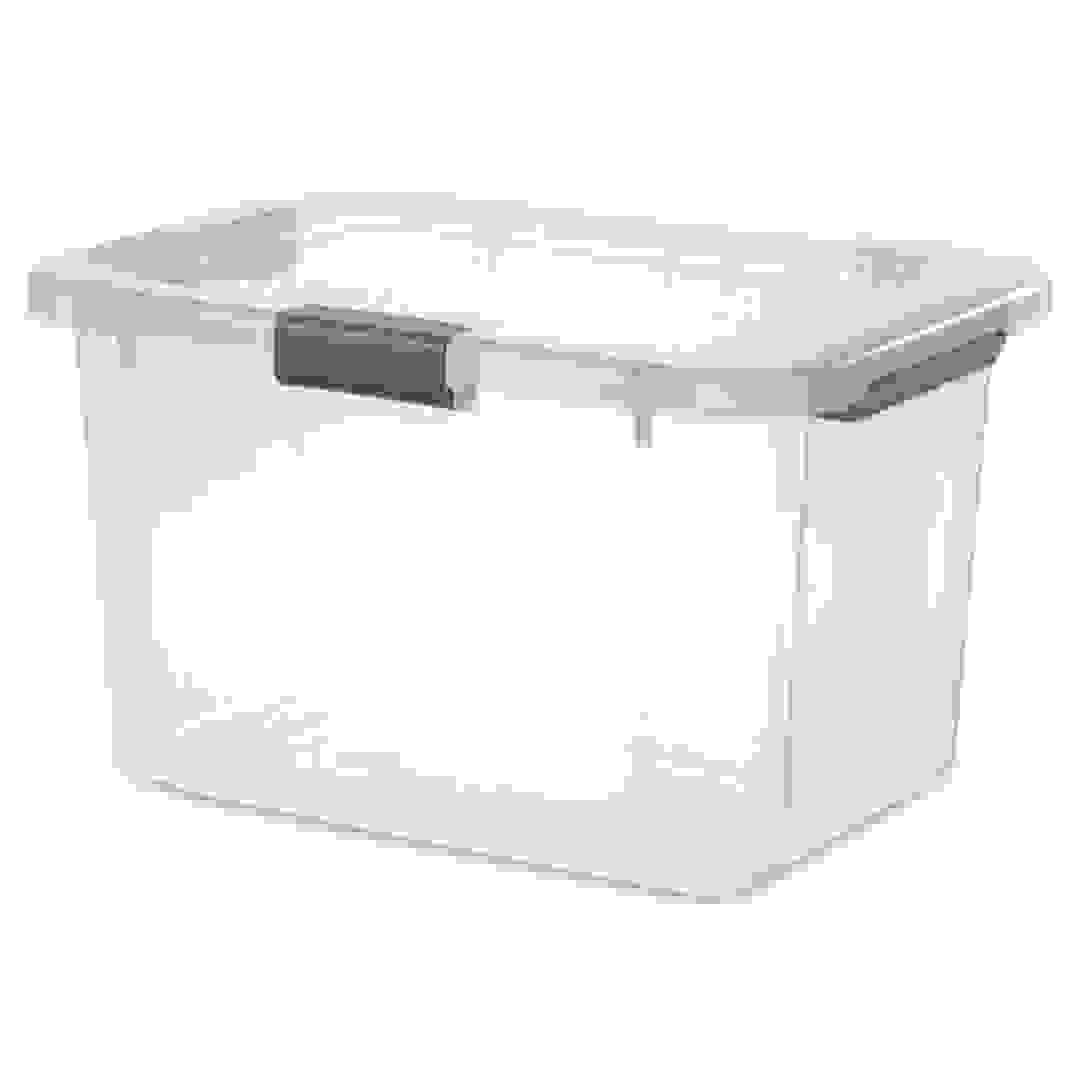 صندوق تخزين بلاستيكي بمزلاج ستريلايت (28.4 لتر)