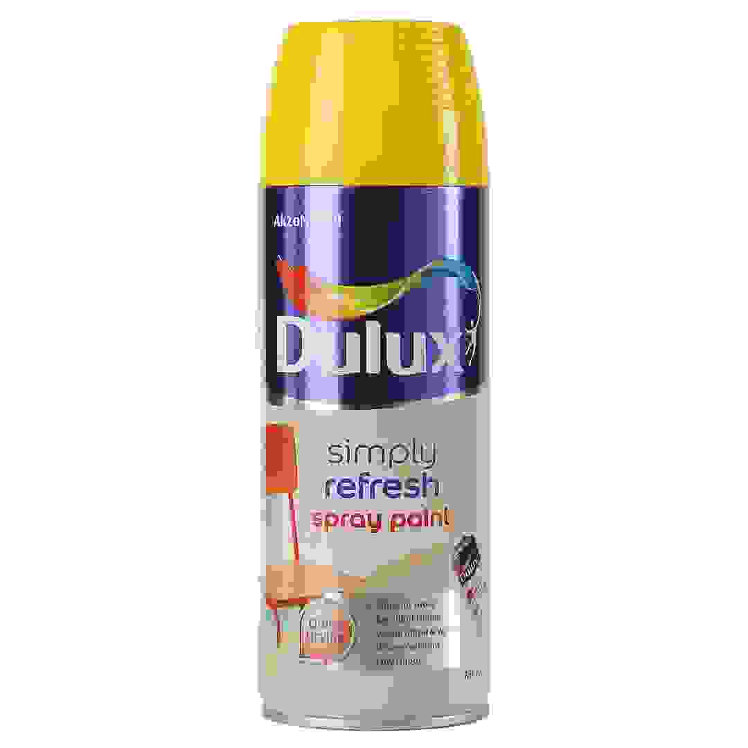 Dulux Simply Refresh Spray Paint (400 ml, Gloss Canary Yellow)