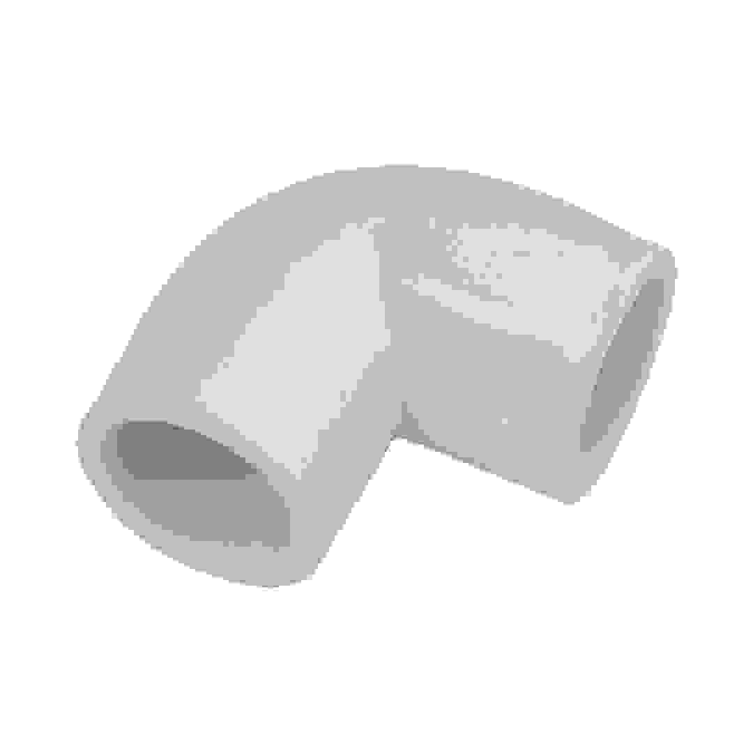 كوع سباكة من بولي كلوريد الفينيل PVC (12.7 ملم × 90°)