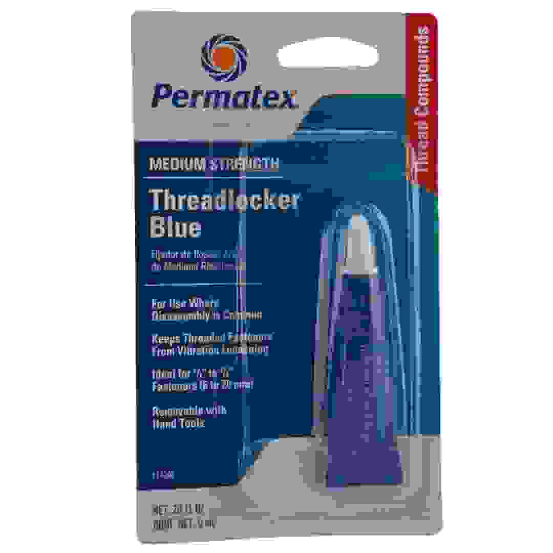 Permatex Medium Strength Threadlocker (6 ml, Blue)