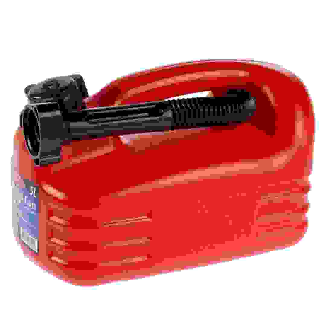 صفيحة وقود أوتو بلس بلاستيكية (أحمر، 5 لتر)