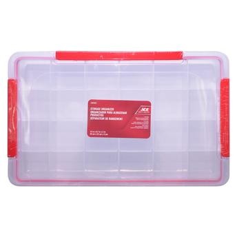 صندوق تخزين بلاستيكي إيس (36 × 22 × 5 سم)