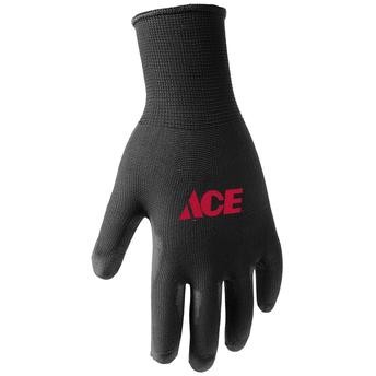 Ace Men Polyurethane Coated Work Gloves (Medium)