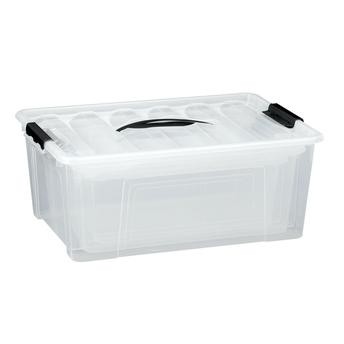 Plastic Storage Box W/ Handle (12 L)