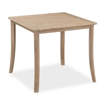 طاولة خشب أكاسيا كلاسيكية أشمور (100 × 100 × 90 سم)