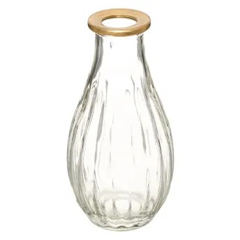 Atmosphera Glass Vase Set (3 Pc., 7 x 14 cm, Clear)