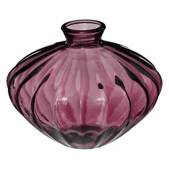 Atmosphera Glass Vase (19 x 19 x 14 cm, Pink)
