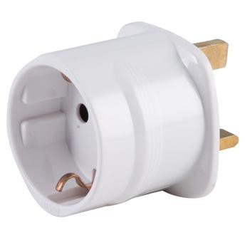 Oshtraco 2-Pin Round Plug Converter (Neon)